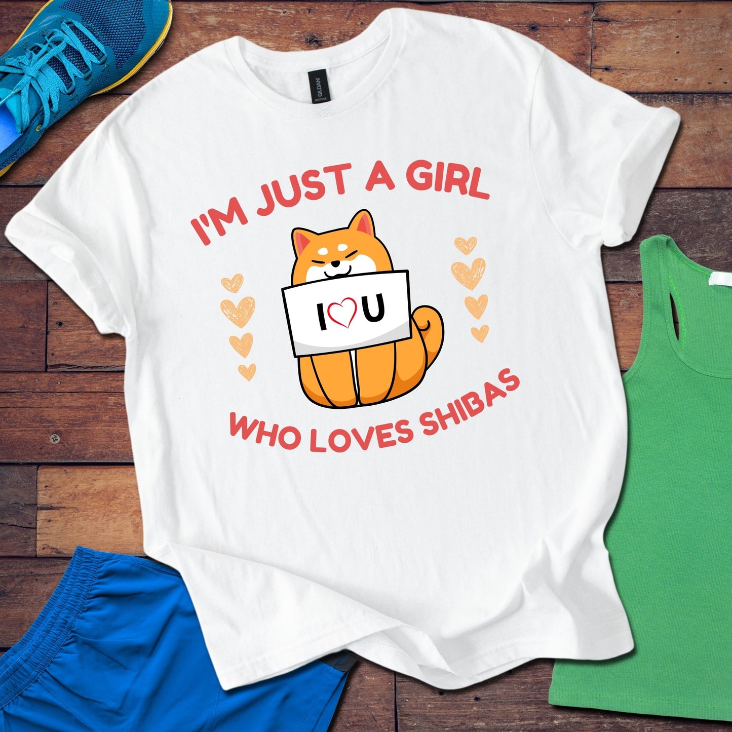 I'm Just A Girl Who Loves Shiba's T-Shirt