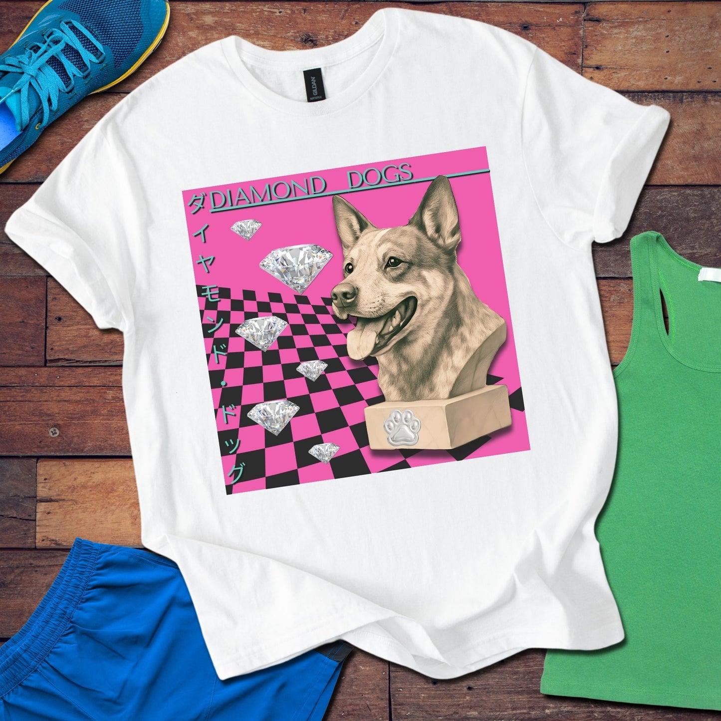 Diamond Dogs Retrowave T-Shirt