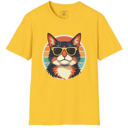Cool Sunset Cat T-Shirt