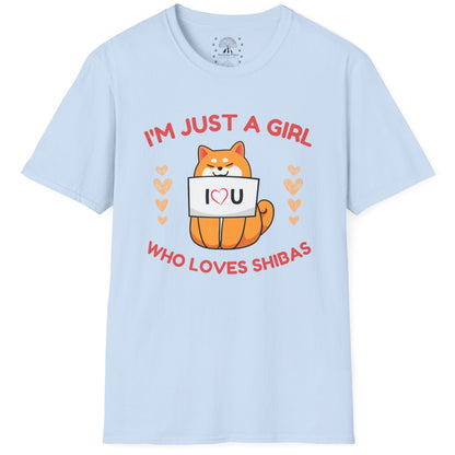 I'm Just A Girl Who Loves Shiba's T-Shirt