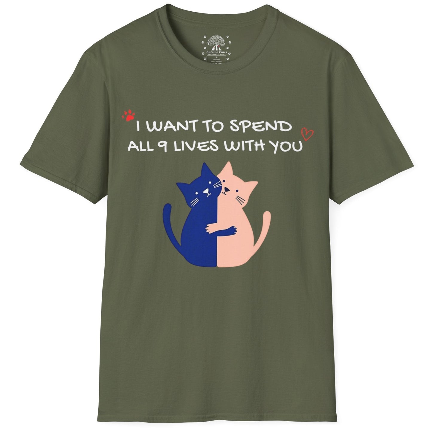 I Want To Spend My 9 Lives With You T-Shirt