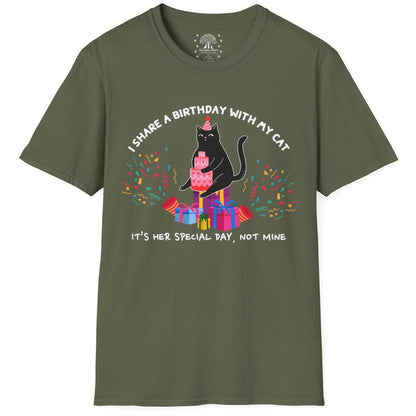 I Share A Birthday With My Cat T-Shirt