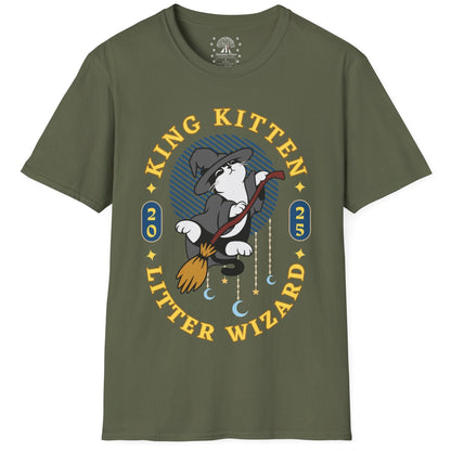 King Kitten Litter Wizard T-Shirt