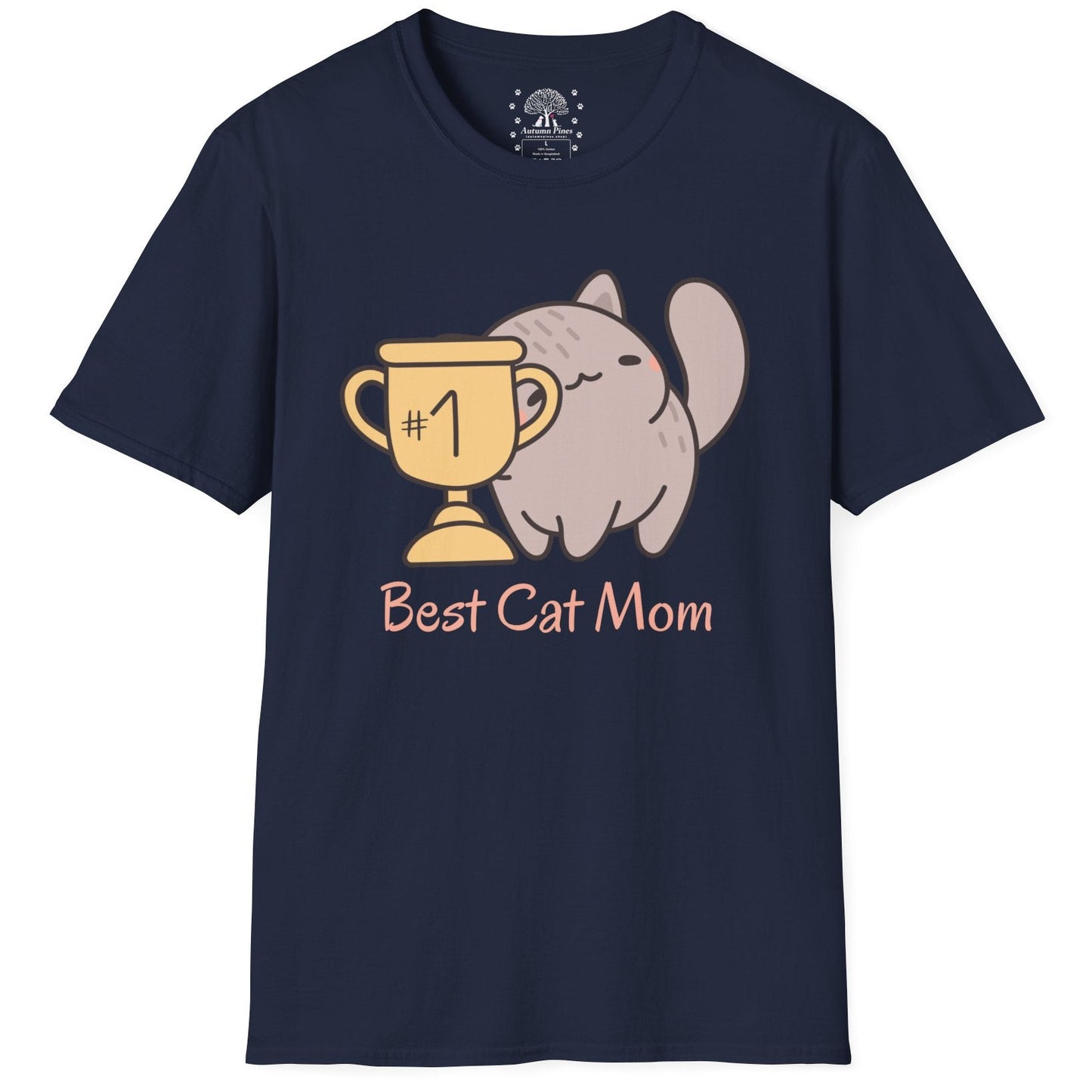 #1 Best Cat Mom T-Shirt