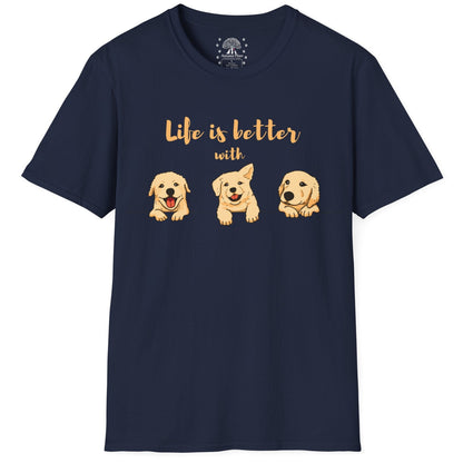 Life's Is Better With Dogs T-Shirt