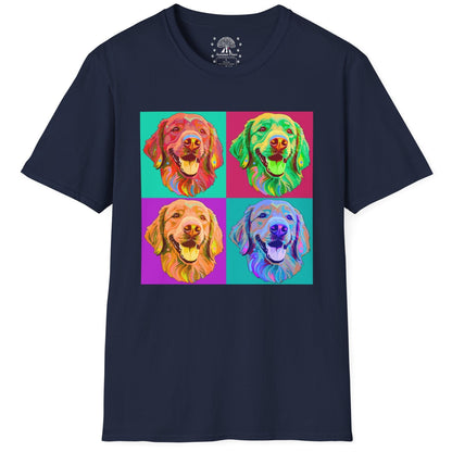 Four Dogs Portrait T-Shirt