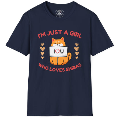 I'm Just A Girl Who Loves Shiba's T-Shirt