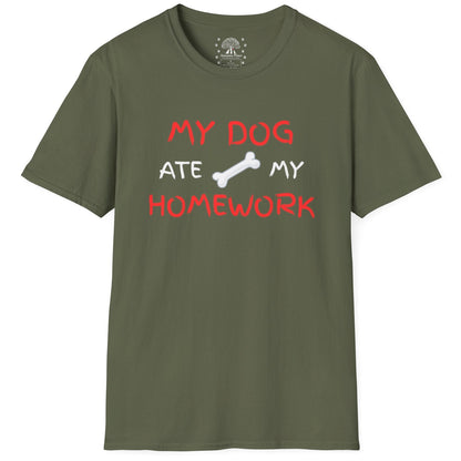 My Dog Ate My Homework T-Shirt