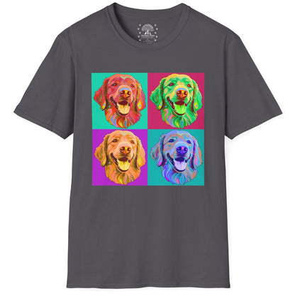 Four Dogs Portrait T-Shirt
