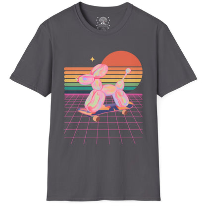 Balloon Retro Skate Dog T-Shirt
