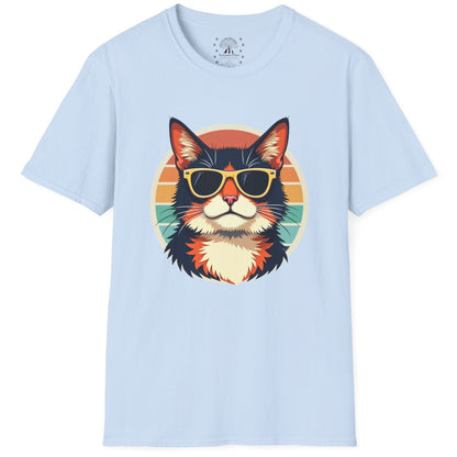 Cool Sunset Cat T-Shirt