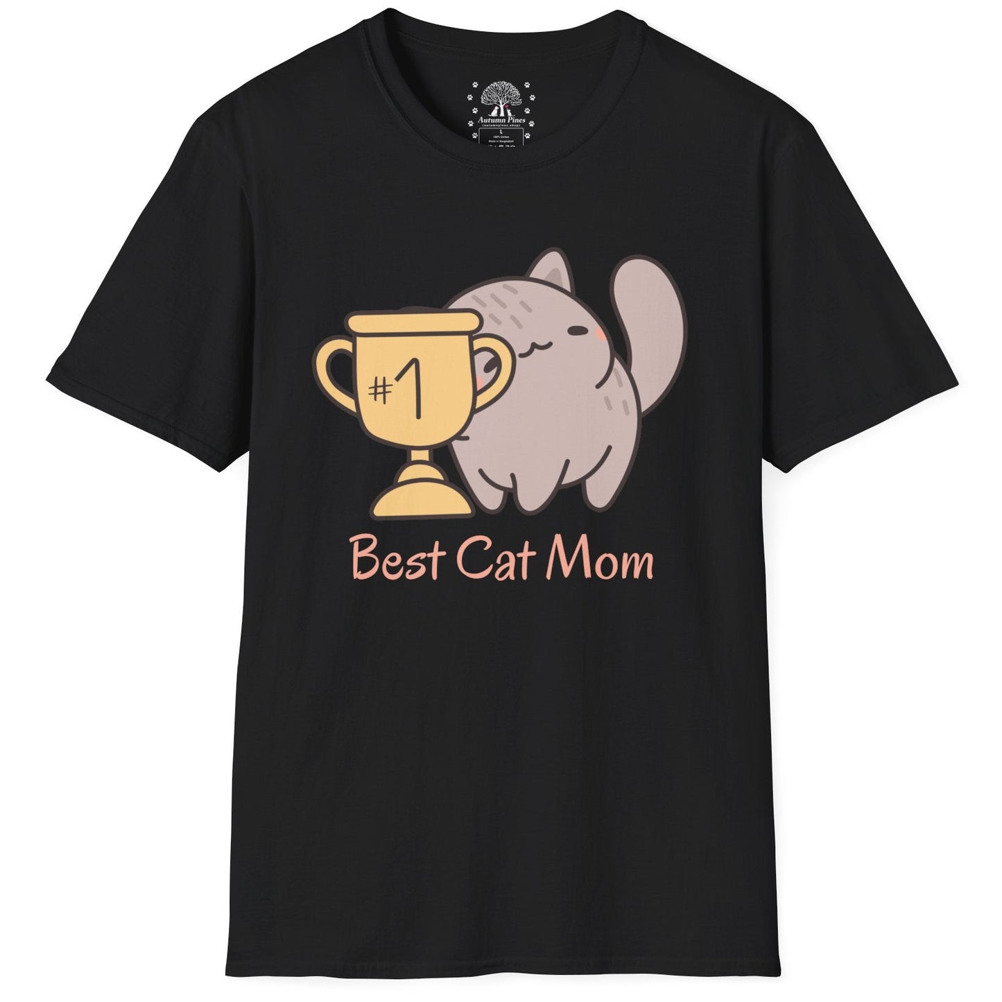 #1 Best Cat Mom T-Shirt