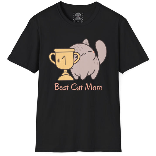 #1 Best Cat Mom T-Shirt