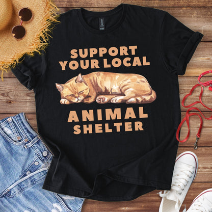 Support Local Animal Shelter T-Shirt