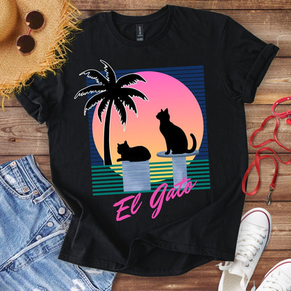 El Gato Retro T-Shirt