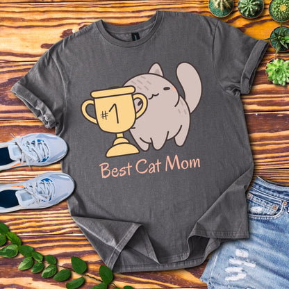 #1 Best Cat Mom T-Shirt