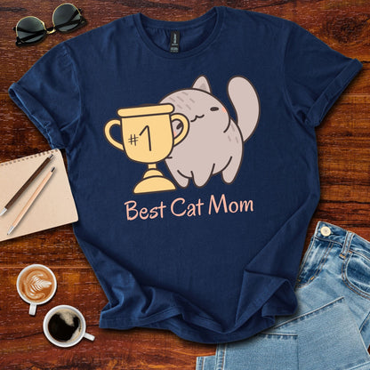 #1 Best Cat Mom T-Shirt