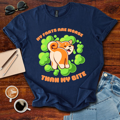 Farts Worst Than My Bite T-Shirt