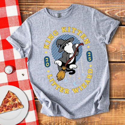 King Kitten Litter Wizard T-Shirt
